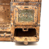 Hubley Cast Iron Eagle Gas Range Stove, 1920s (Original Paint, Great Patina, No Legs)