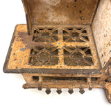Hubley Cast Iron Eagle Gas Range Stove, 1920s (Original Paint, Great Patina, No Legs)