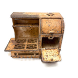 Hubley Cast Iron Eagle Gas Range Stove, 1920s (Original Paint, Great Patina, No Legs)