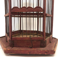 ON HOLD Wonderful Late 19th C. Shenandoah Valley Folk Art Birdcage