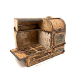 Hubley Cast Iron Eagle Gas Range Stove, 1920s (Original Paint, Great Patina, No Legs)