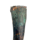 Lone Leg (Like an Ex Voto) Evocative Antique Copper Weathervane Fragment with Gorgeous Verdigris
