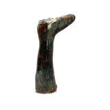Lone Leg (Like an Ex Voto) Evocative Antique Copper Weathervane Fragment with Gorgeous Verdigris