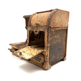 Hubley Cast Iron Eagle Gas Range Stove, 1920s (Original Paint, Great Patina, No Legs)