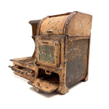 Hubley Cast Iron Eagle Gas Range Stove, 1920s (Original Paint, Great Patina, No Legs)