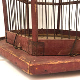 ON HOLD Wonderful Late 19th C. Shenandoah Valley Folk Art Birdcage