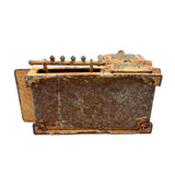 Hubley Cast Iron Eagle Gas Range Stove, 1920s (Original Paint, Great Patina, No Legs)