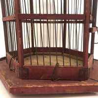 ON HOLD Wonderful Late 19th C. Shenandoah Valley Folk Art Birdcage
