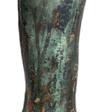 Lone Leg (Like an Ex Voto) Evocative Antique Copper Weathervane Fragment with Gorgeous Verdigris