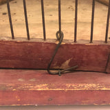 ON HOLD Wonderful Late 19th C. Shenandoah Valley Folk Art Birdcage