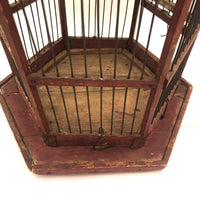 ON HOLD Wonderful Late 19th C. Shenandoah Valley Folk Art Birdcage