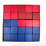Scarce J.L Hammett Co. One Hundred One Inch Kindergarten Counting Blocks