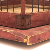 ON HOLD Wonderful Late 19th C. Shenandoah Valley Folk Art Birdcage