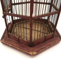ON HOLD Wonderful Late 19th C. Shenandoah Valley Folk Art Birdcage