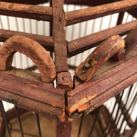 ON HOLD Wonderful Late 19th C. Shenandoah Valley Folk Art Birdcage
