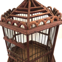 ON HOLD Wonderful Late 19th C. Shenandoah Valley Folk Art Birdcage
