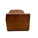 Brick Woman, Holes in Head, Powerful and Unusual Brick Maker's Folk Art End of Day Bust