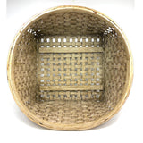 Gorgeous Large c. 1900 American Splint Basket in Best Old Paint (Inside and Out)