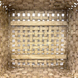 Gorgeous Large c. 1900 American Splint Basket in Best Old Paint (Inside and Out)