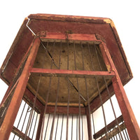 ON HOLD Wonderful Late 19th C. Shenandoah Valley Folk Art Birdcage
