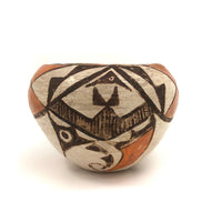 Fine Older Polychrome Acoma Pueblo Pottery Bowl