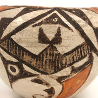 Fine Older Polychrome Acoma Pueblo Pottery Bowl