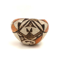 Fine Older Polychrome Acoma Pueblo Pottery Bowl