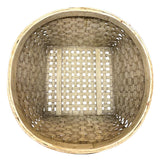 Gorgeous Large c. 1900 American Splint Basket in Best Old Paint (Inside and Out)