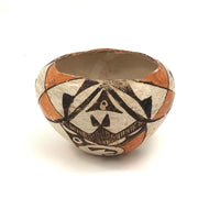 Fine Older Polychrome Acoma Pueblo Pottery Bowl