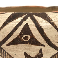 Fine Older Polychrome Acoma Pueblo Pottery Bowl