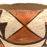 Fine Older Polychrome Acoma Pueblo Pottery Bowl