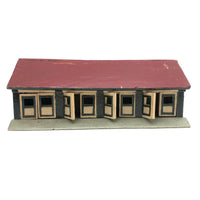 Wonderful Double Sided Folk Art Model Stables with Opening Doors