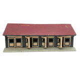 Wonderful Double Sided Folk Art Model Stables with Opening Doors