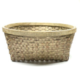 Gorgeous Large c. 1900 American Splint Basket in Best Old Paint (Inside and Out)