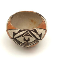 Fine Older Polychrome Acoma Pueblo Pottery Bowl
