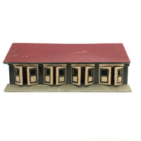 Wonderful Double Sided Folk Art Model Stables with Opening Doors