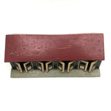 Wonderful Double Sided Folk Art Model Stables with Opening Doors