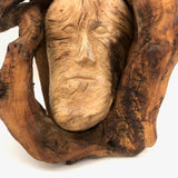 Man of the Wood, Great Old Dramatically Encircled Carved Burl Face