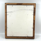 Tender and Minimalistically Satisfying Hand-quilted Baby Bib, Framed as Found