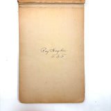 Ray Hayden's c. 1903 Pattern and Decoration Notebook with Lovely Hand-drawn Studies