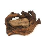 Man of the Wood, Great Old Dramatically Encircled Carved Burl Face