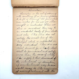 Ray Hayden's c. 1903 Pattern and Decoration Notebook with Lovely Hand-drawn Studies