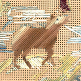 Ninety and Nine, Late 19th Century Punch Paper Embroidery with Lost Lamb, Original Frame