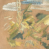 Ninety and Nine, Late 19th Century Punch Paper Embroidery with Lost Lamb, Original Frame