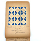 Ray Hayden's c. 1903 Pattern and Decoration Notebook with Lovely Hand-drawn Studies