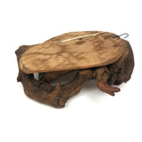 Man of the Wood, Great Old Dramatically Encircled Carved Burl Face