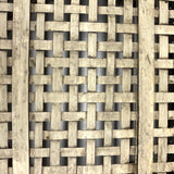 Gorgeous Large c. 1900 American Splint Basket in Best Old Paint (Inside and Out)