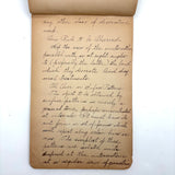 Ray Hayden's c. 1903 Pattern and Decoration Notebook with Lovely Hand-drawn Studies