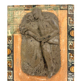 Romeo Y Julieta, Betty Heredia Snyder Rees Sculpted Clay Lovers On Cigar Box