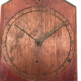 Fred Lant's 1898 Hand-carved Folk Art Clock Dial